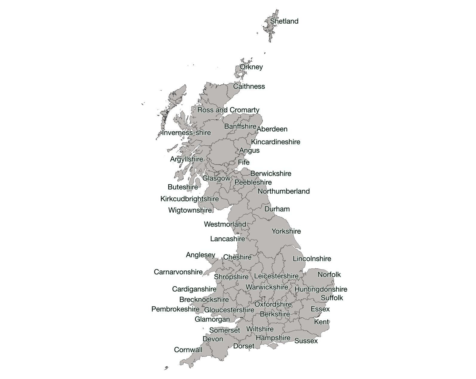 Historic county boundaries